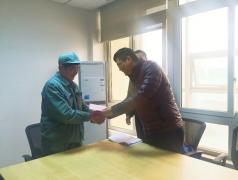 【顺安公司】北碚区就业局领导慰问公司优秀技能专家