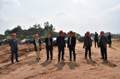 【顺安公司】庞光荣到公司铜梁新厂区建设项目调研