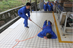 【神斧锦泰公司】举行生产一线触电事故现场处置演练