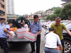 【黔江民爆公司】慰问交巡警